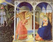Fra Angelico Detail of the Annunciation oil on canvas